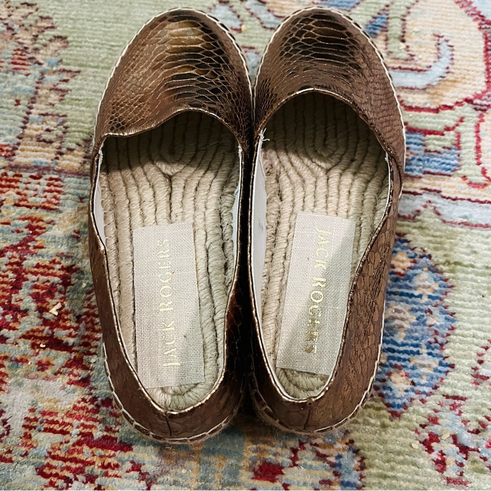 Jack Rogers Metallic Bronze Espadrilles - Picture 4 of 6